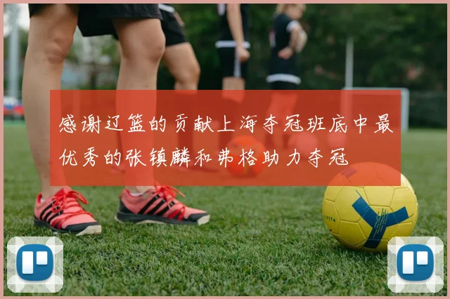 感谢辽篮的贡献上海夺冠班底中最优秀的张镇麟和弗格助力夺冠
